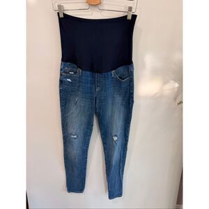 Gap Maternity Full Panel Distressed‎ Jeans 29